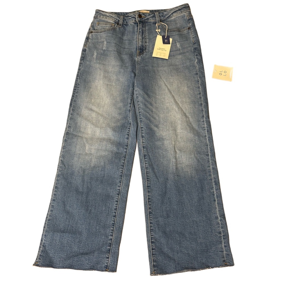 Oliver Logan Aberdeen Wide Leg Cropped Jean NWT